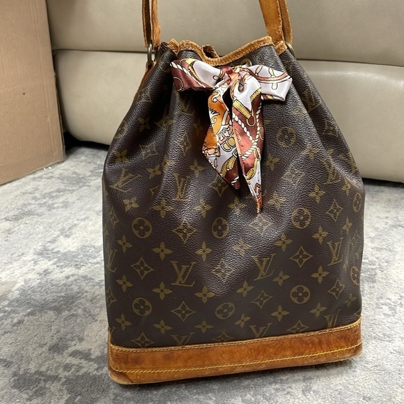 Vintage Louis Vuitton Monogram Noe GM Bucket Bag Purse Designer Everyday - Picture 1 of 17